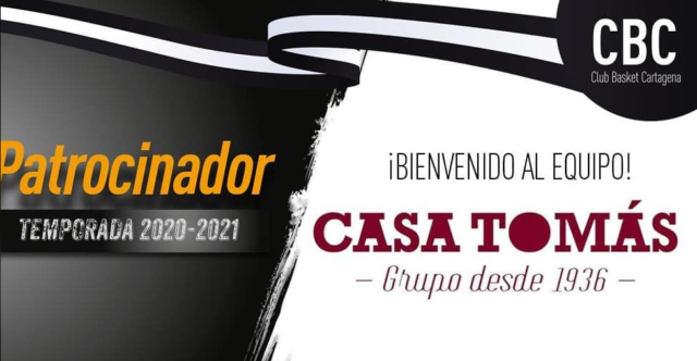 Grupo Casa Tomas Patrocinador club basket cartagena